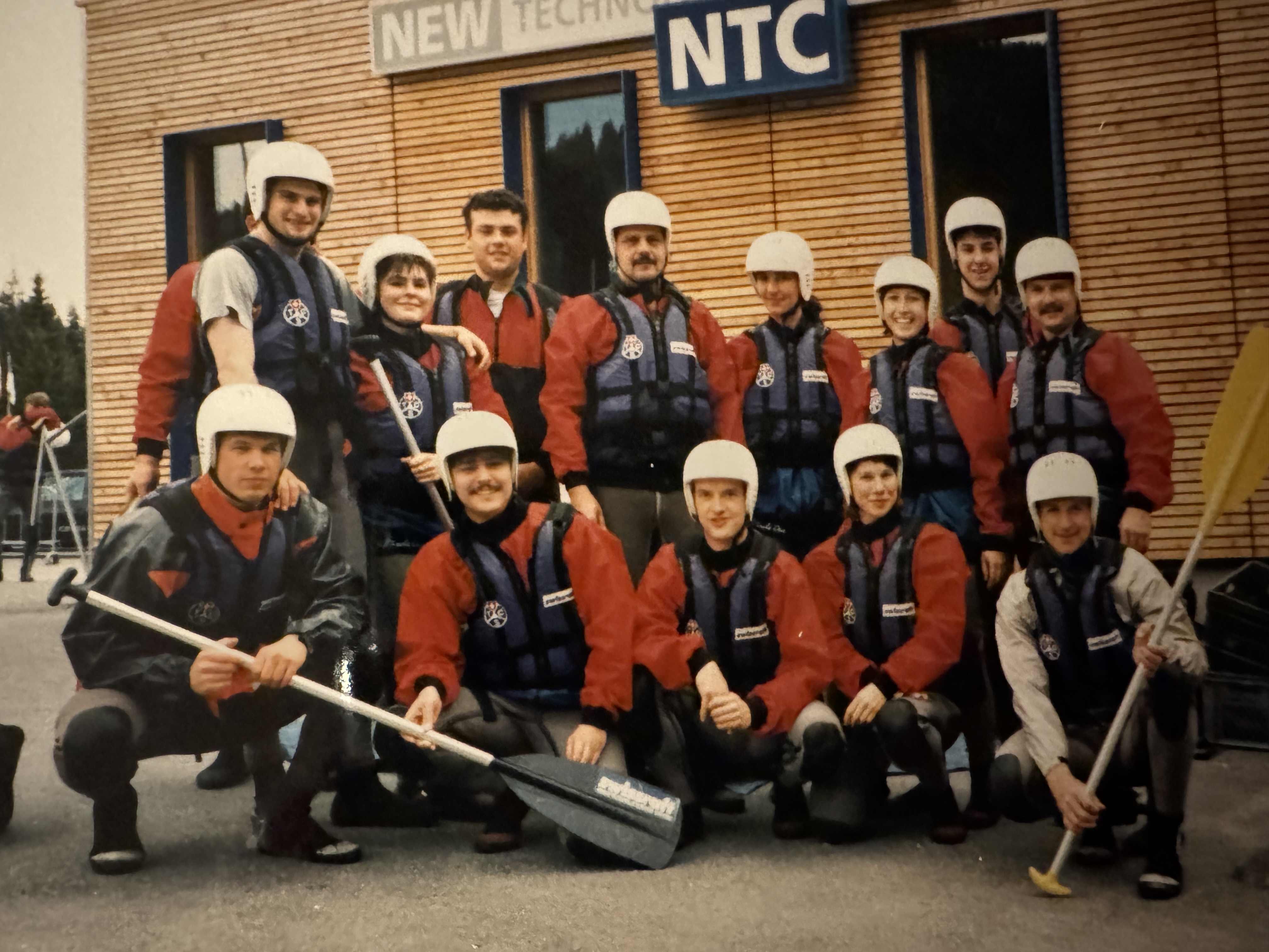 1997 – Ausflug River Rafting nach Laax